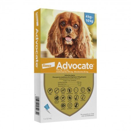 Advocate Pipeta Perro 4 A 10Kg