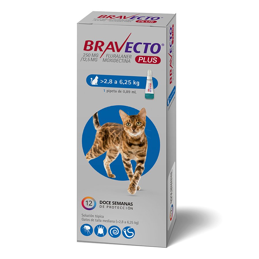 Bravecto Gato 2.8 A 6.25Kg