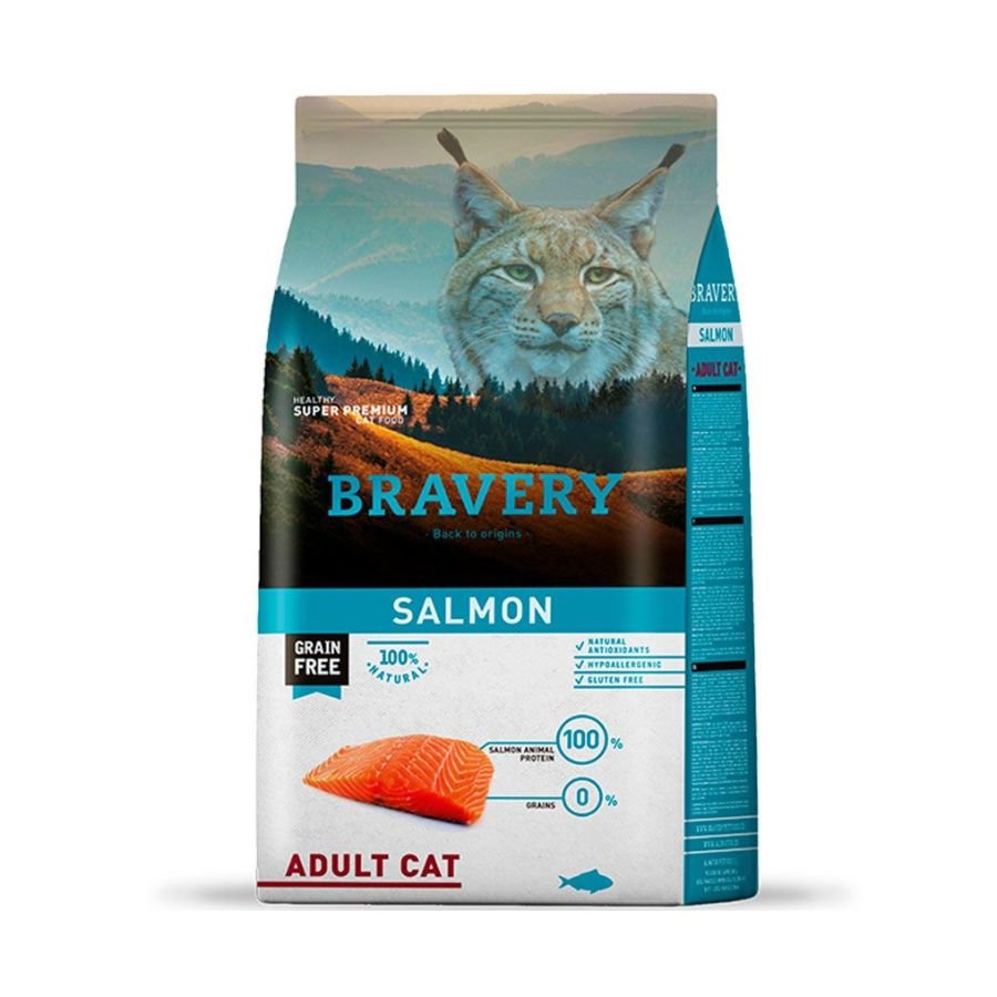 Bravery Gato Adulto Salmon 2Kg