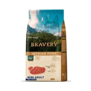 Bravery Perro Adulto Mini Cerdo Iberico 2Kg