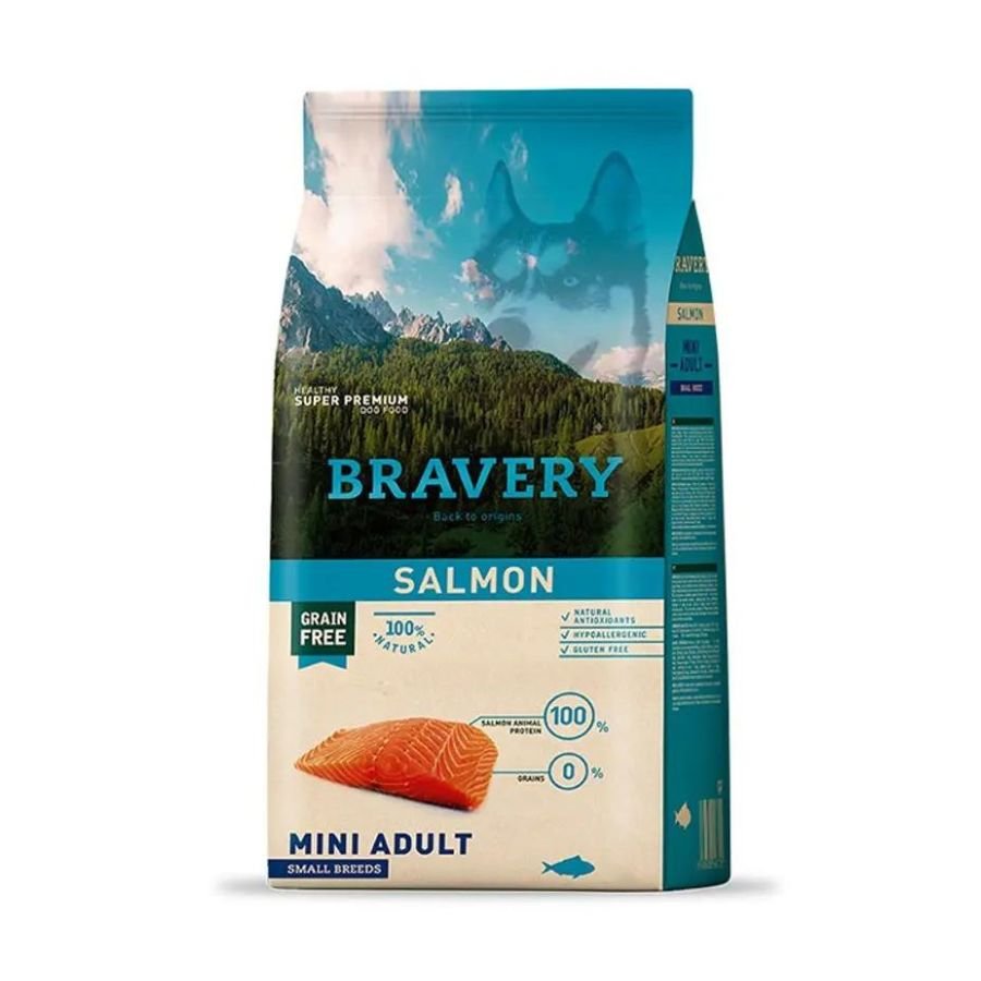 Bravery Perro Adulto Mini Salmon 2Kg