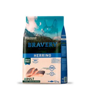 Bravery Perro Adulto Raza Medianas Y Grandes Herring 12Kg
