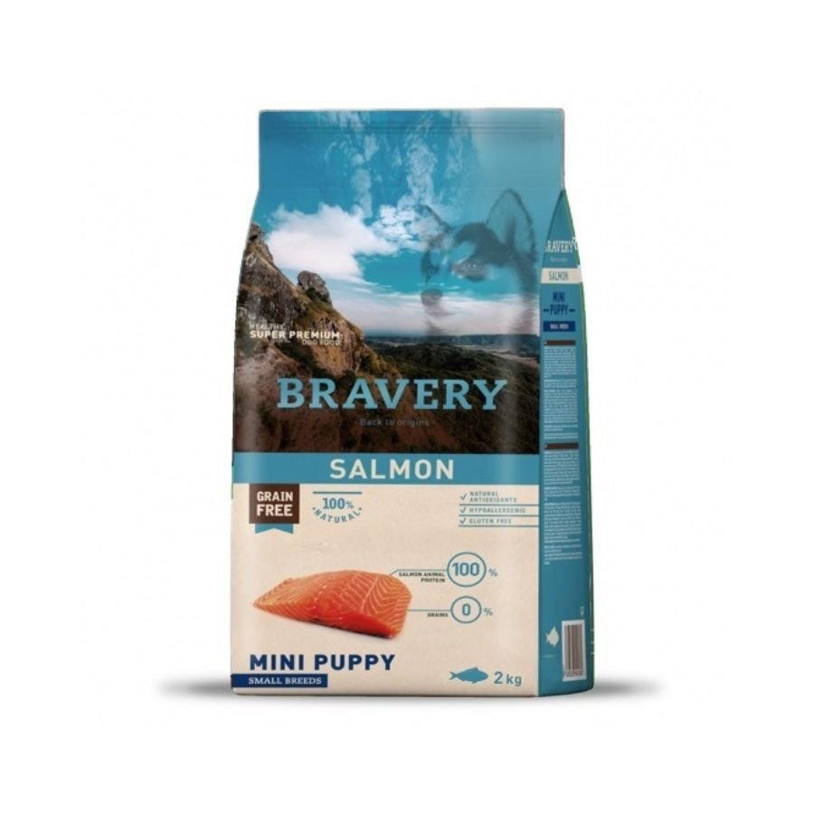 Bravery Perro Puppy Mini Salmon 2Kg