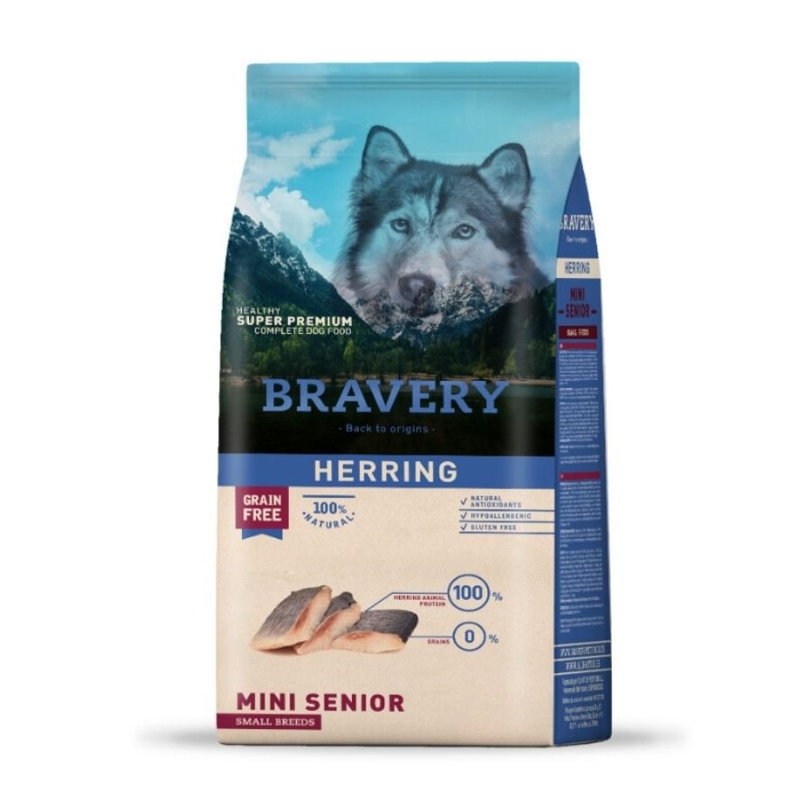 Bravery Perro Senior Mini Herring 2Kg