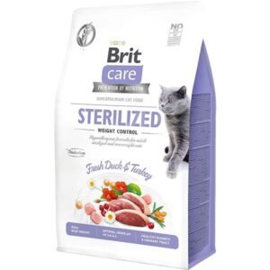 Brit Care Gato Adulto Sterilized Pato Y Pavo 2Kg