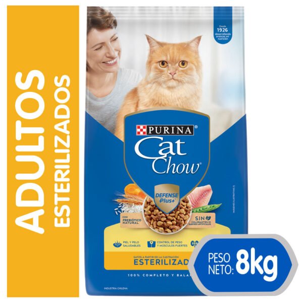 Cat Chow Gato Adulto Esterilizado 8Kg