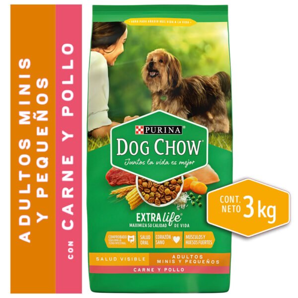 Dog Chow Perro Adulto Raza Pequeña 3Kg
