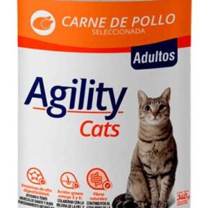 Agility Lata Gato Pollo 340Gr
