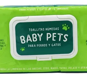 Baby Pet Toallitas Humedas Perro Y Gatos 50Unid