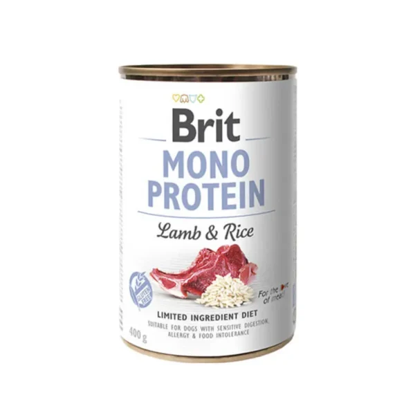 Brit Care Lata Perro Mono Protein Lamb & Rice 400gr
