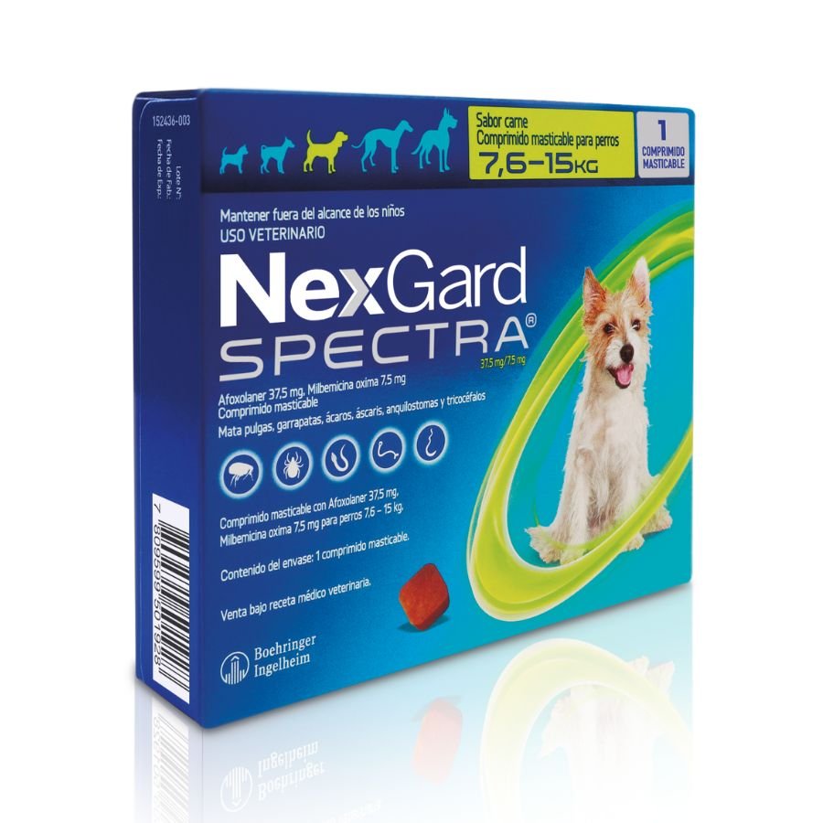 Nexgard Spectra 7.6 A 15Kg 1 Comprimido