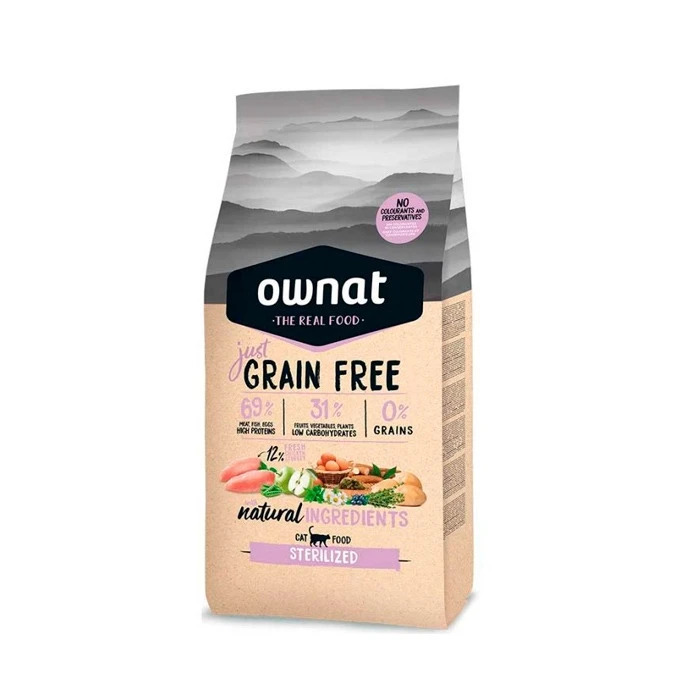 Ownat Gato Adulto Esterilizado 8Kg