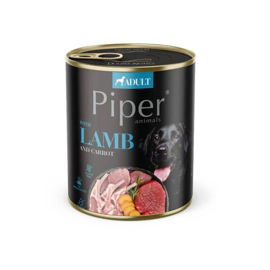 Piper Lata Perro Cordero 800Gr