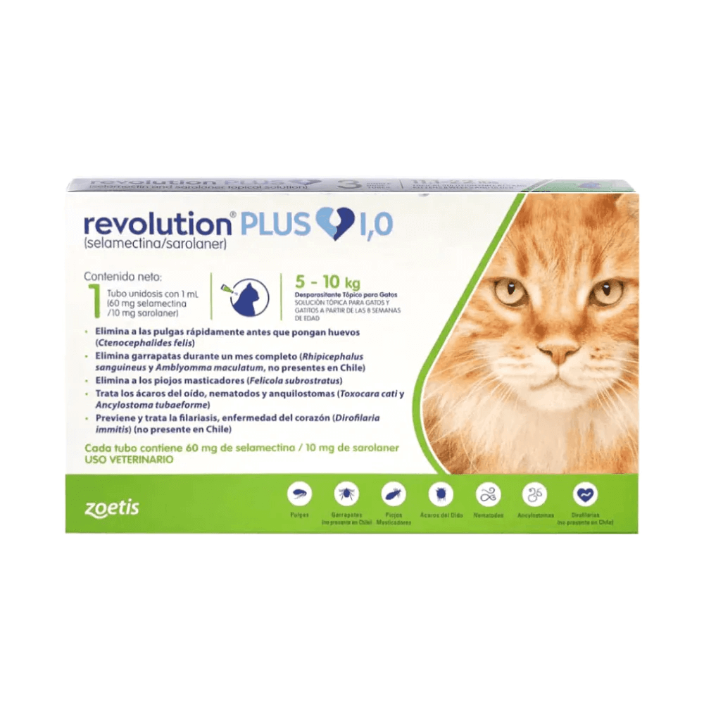 Revolution Plus Pipeta Gato 5 A 10Kg
