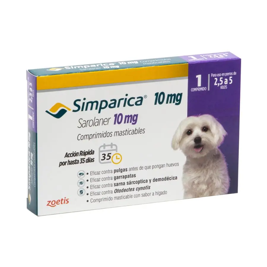 Simparica 2.5 A 5Kg 1 Comprimidos
