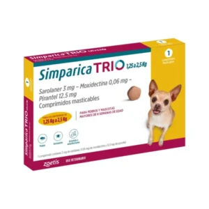 Simparica Trio 1.25 A 2.5Kg 1 Comprimidos