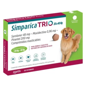 Simparica Trio 20 A 40Kg 1 Comprimidos