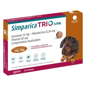 Simparica Trio 5 A 10Kg 1 Comprimidos
