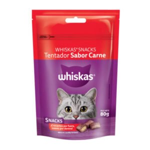 Snack Gato Whiskas Carne 80Gr