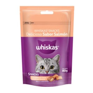 Snack Gato Whiskas Salmon 80Gr